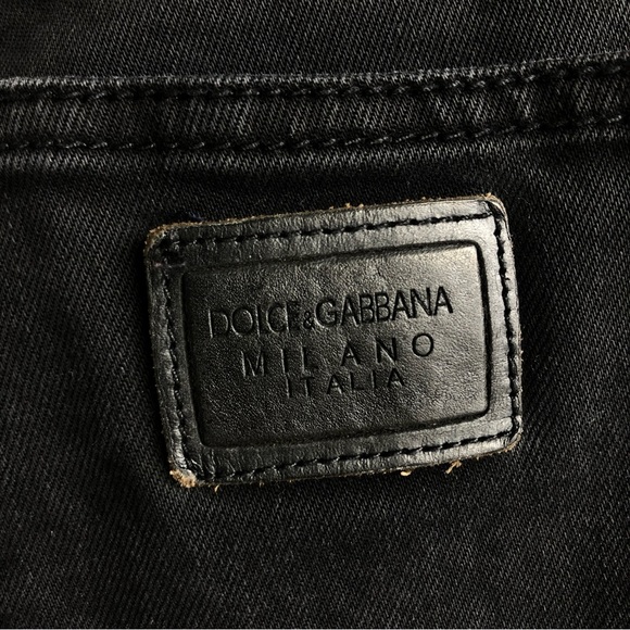 •DOLCE & GABBANA• black jeans Sz 34 (30X28) ITALY - Picture 11 of 17